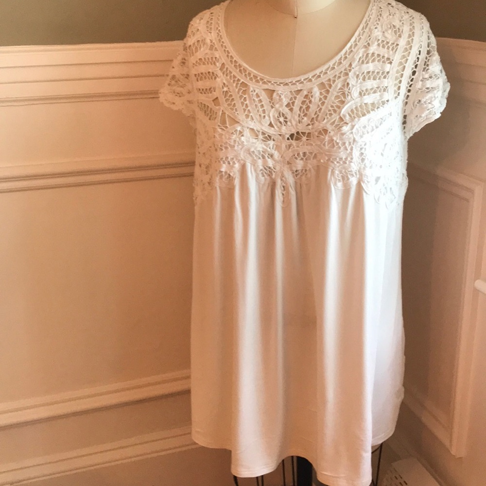 Maternity white top size L